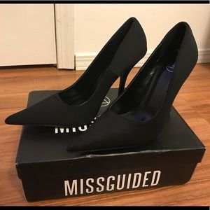 missguided black stiletto heels